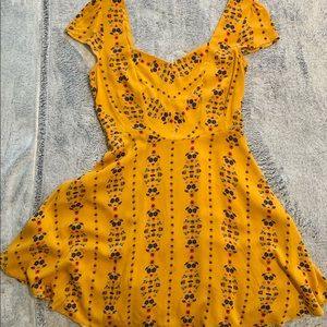 Yellow/orange floral dress